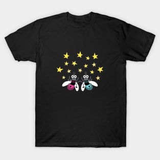 Fireflies partying - Pattern T-Shirt